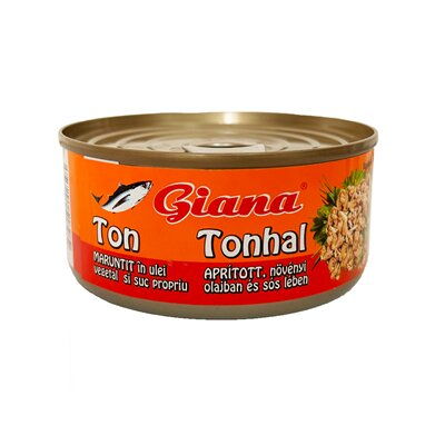 Bacanie - Ton Maruntit in Ulei Vegetal, Giana, 160 g