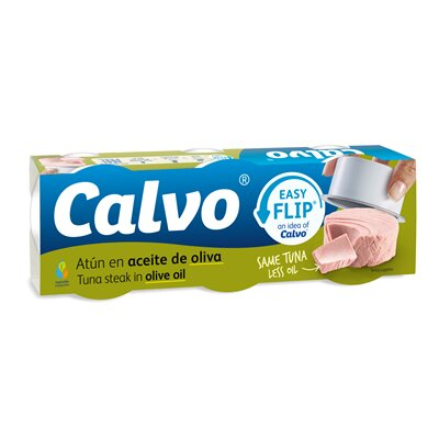 Conserve - Ton in Ulei de Masline, Calvo, 3 x 65 g-Vivomarket.ro