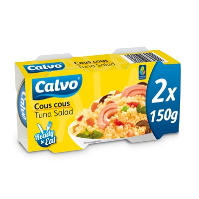 Conserve - Salata cu Ton & Cous-Cous, Calvo, 2 x 150 g-Vivomarket.ro