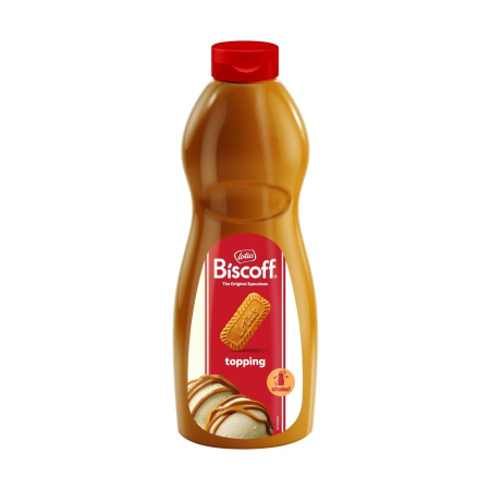 Bacanie - Topping Biscoff crema biscuiti caramelizati, pentru deserturi, 1 kg