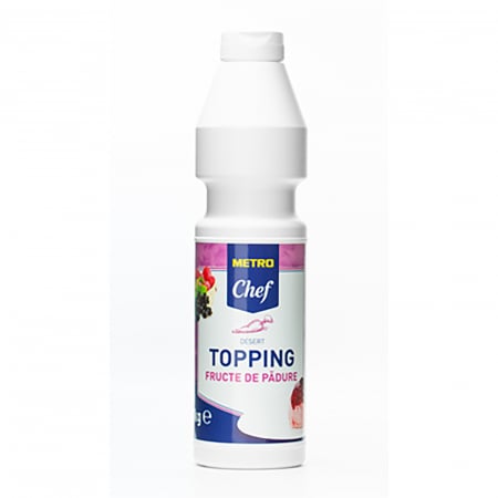 Dulciuri - Topping cu aroma de fructe de padure, Metro Chef, 1 kg