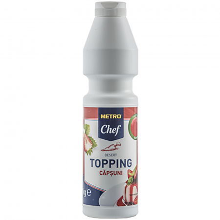 Dulciuri - Topping cu aroma de capsuni, Metro Chef, 1 kg