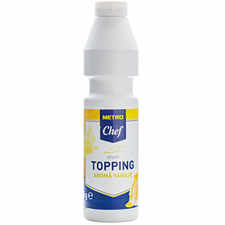 Siropuri - Topping cu Aroma de Vanilie, 1 Kg, Metro Chef