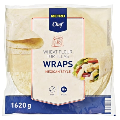 Noutati! - Tortilla Wraps, Metro Chef, 1.62 Kg-Vivomarket.ro