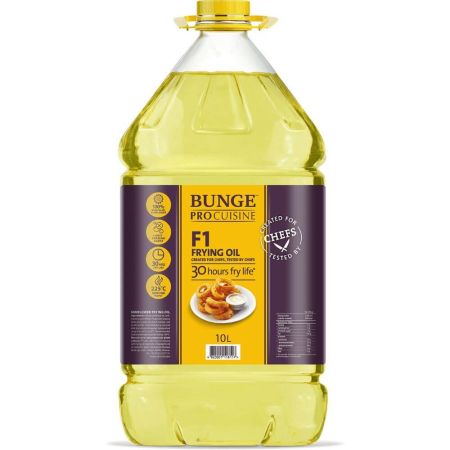 Alimente de baza - Ulei de Floarea Soarelui Profesional Antispumant F1, 10 L, Bunge Procuisine