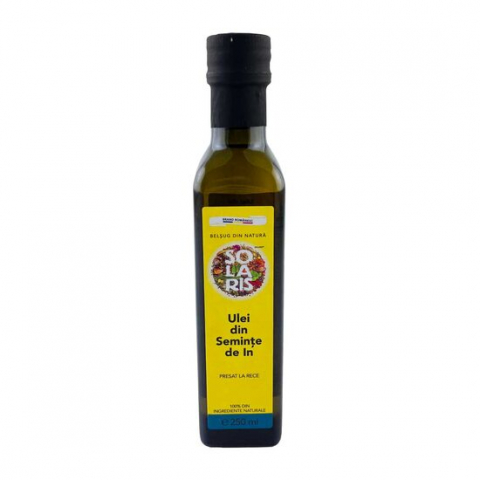 Produse Horeca - Ulei din Seminte de In, Solaris, 250 ml-Vivomarket.ro