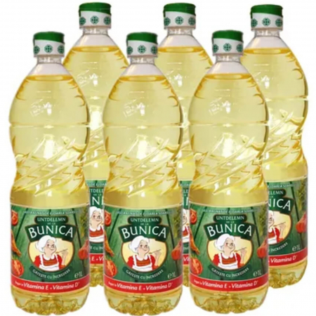 Bacanie - Ulei Floarea Soarelui 6 x 1 L, Bunica