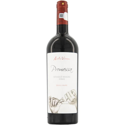 Bauturi - Vin Rosu Aurelia Visinescu Promessa, Feteasca Neagra, Syrah, Sec, Domeniile Sahateni, 0.75 l-Vivomarket.ro