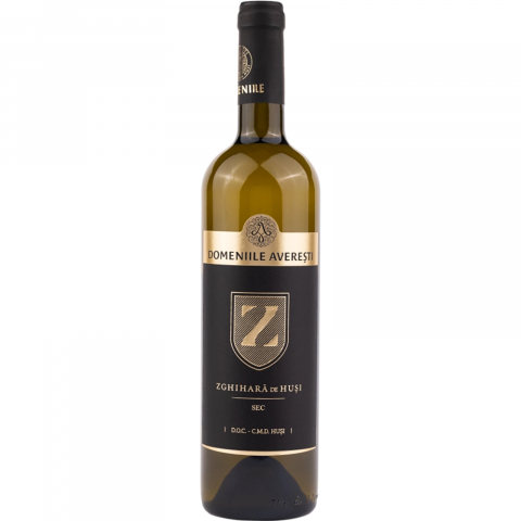 Bauturi - Vin Alb Domeniile Averesti, Colectia Regala, Zghiara de Husi, D.O.C., Sec, 0.75l