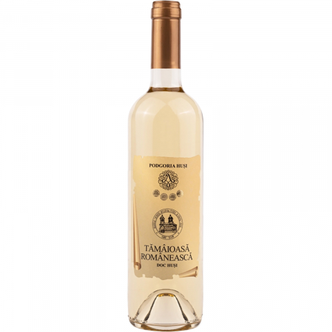 Bauturi - Vin Alb, Tamaioasa Romaneasca, D.O.C. Husi, Domeniile Averesti, Podgoria Husi, 0.75 l