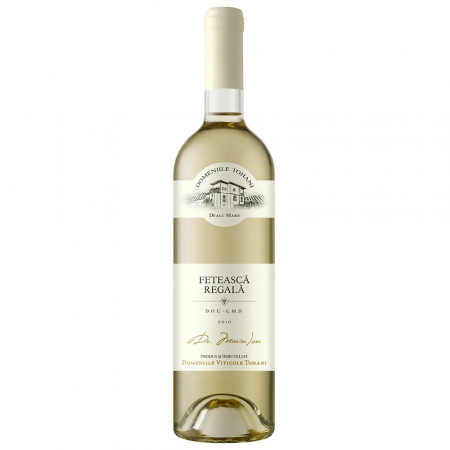 Produse Horeca - Vin Alb, Varietal, Demisec, Feteasca Regala, Domeniile Tohani, 0.75 L
