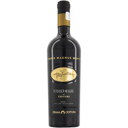 Bauturi - Vin Rosu Ceptura Cervus Magnus Monte, Feteasca Neagra, Sec, 0.75 l-Vivomarket.ro