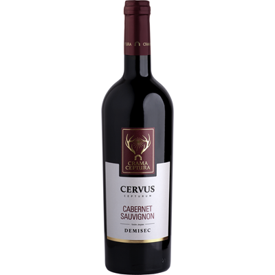 Bauturi - Vin rosu demisec, Cabernet Sauvignon, Ceptura Dealul Mare, 0.75L-Vivomarket.ro