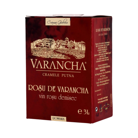 Bauturi - Vin Rosu, Crama GIRBOIU, Cupaj, Demisec, bag in box, 3L-Vivomarket.ro