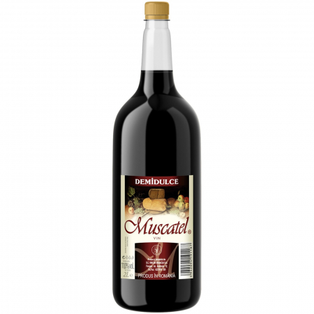 Bauturi - Vin Rosu Demidulce, Muscatel, 2l