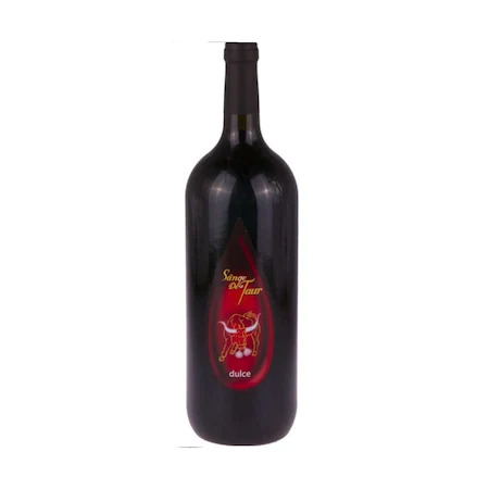 Bauturi alcoolice - Vin rosu dulce Sange de Taur, 1.5 L