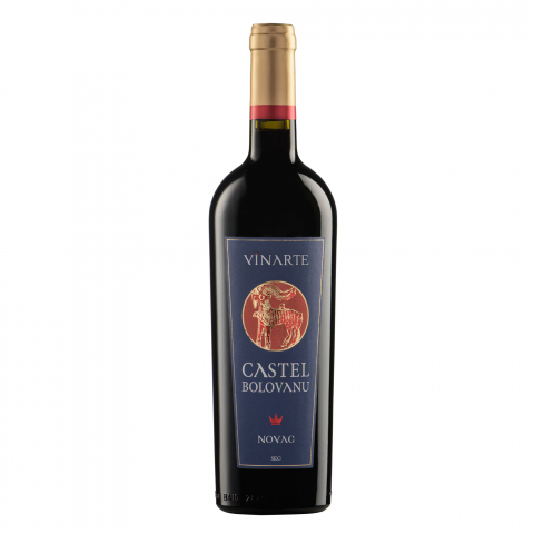Bauturi - Vin Rosu varietal Vinarte Castel Bolovanu, Novac, Sec, 0.75l