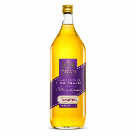 Aperitive - Palinca de Prune 50%, Bran, 2 l