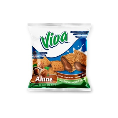 Bacanie - VIVA Pernite umplute cu crema de alune, 6 x 200g-Vivomarket.ro