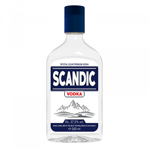 Bauturi - Vodka 37,5%, 0.5 L, SCANDIC