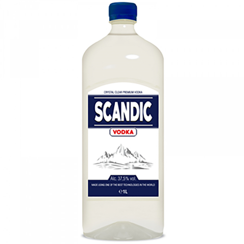 Bauturi - Vodka 37,5%, 1 L, SCANDIC