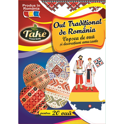 Bacanie - Vopsea Oul Traditional, 20 oua, Take