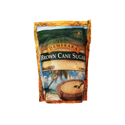 Alimente de baza - Zahar Brun nerafinat, 500 g, Demerara