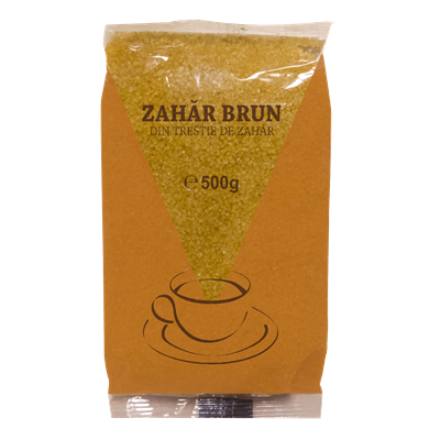 Alimente de baza - Zahar Brun, 500 g Margaritar