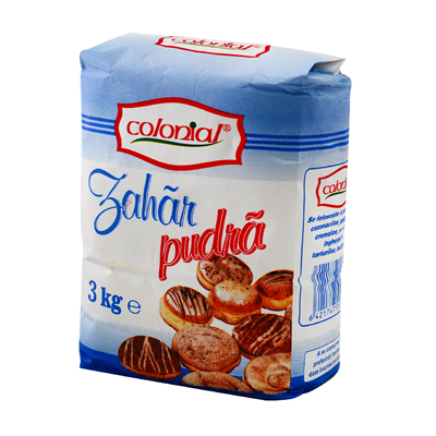 Alimente de baza - Zahar Pudra Profesional,3 Kg, Colonial