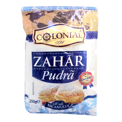 Alimente de baza - Zahar Pudra, 4 x 250 g, Colonial