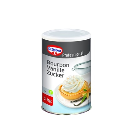 Faina, orez & alte alimente de baza - Zahar Vanilinat Bourbon, Dr. Oetker Professional, 1 Kg-VivoMarket.ro