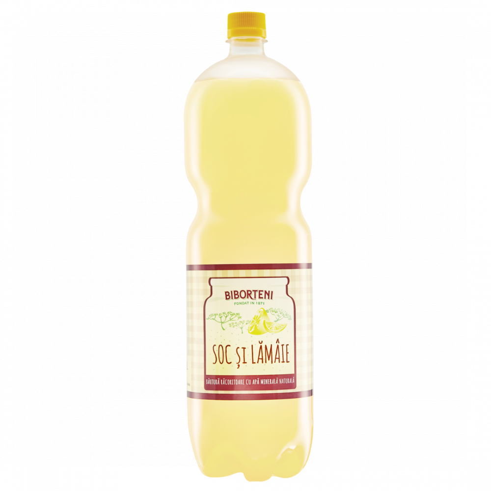 Biborteni Bautura Racoritoare Soc si Lamaie 6 x 1 L, Biborteni