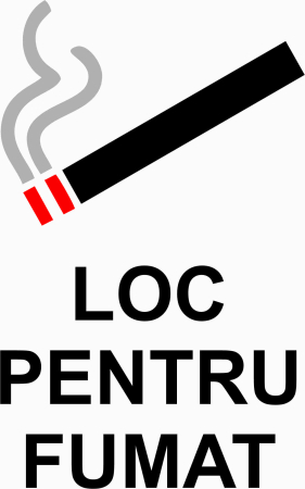 AUTOCOLANTE - AUTOCOLANT LOC PENTRU FUMAT