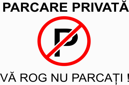 AUTOCOLANTE - AUTOCOLANT PARCARE PRIVATA