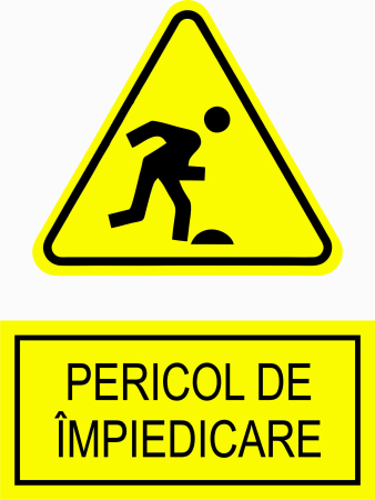 AUTOCOLANTE ATENTIONARE - AUTOCOLANT PERICOL IMPIEDICARE