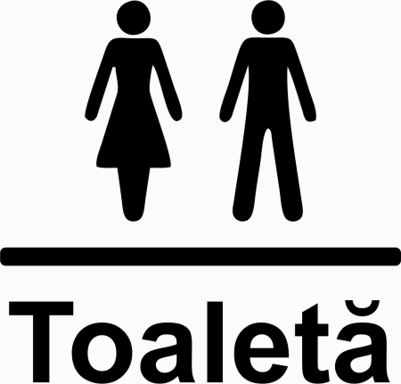 AUTOCOLANTE - AUTOCOLANT TOALETA