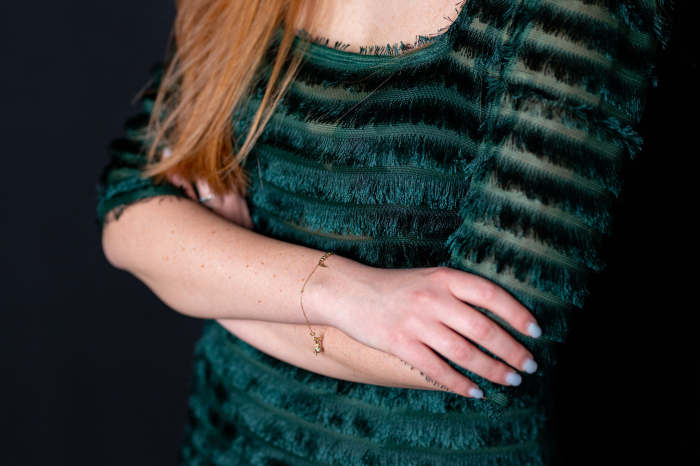 Emerald Fluffy Dress [2]