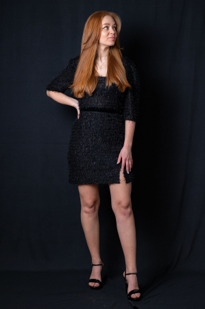 Black Fluffy Dress [4]