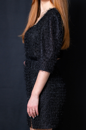 Black Fluffy Dress [6]