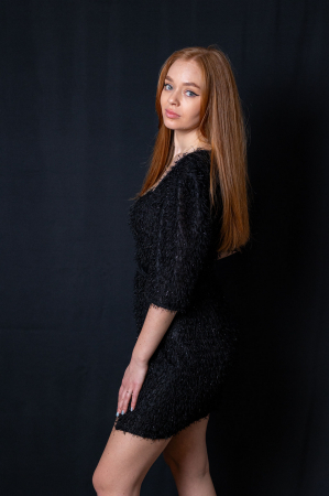 Black Fluffy Dress [5]