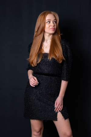 Black Fluffy Dress [5]