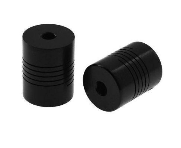 Cuplaj flexibil / elastic 5*5mm negru [4]