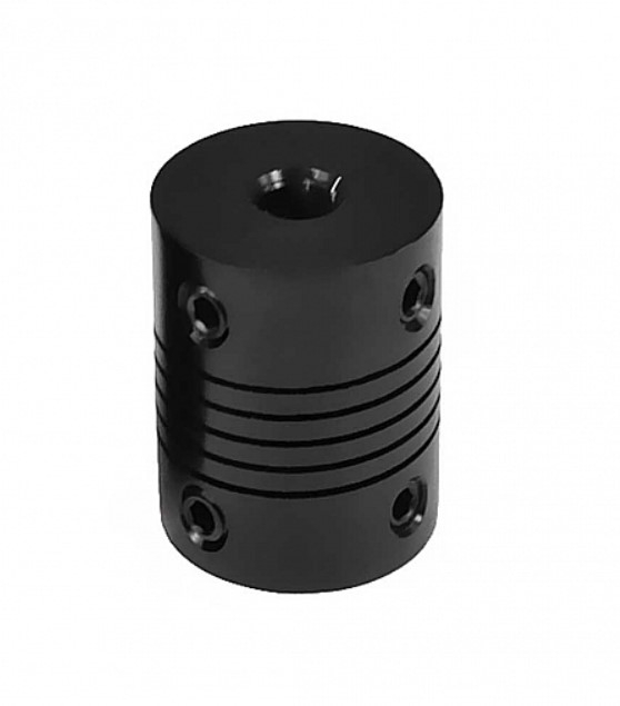 Cuplaj flexibil / elastic 5*8mm negru [2]