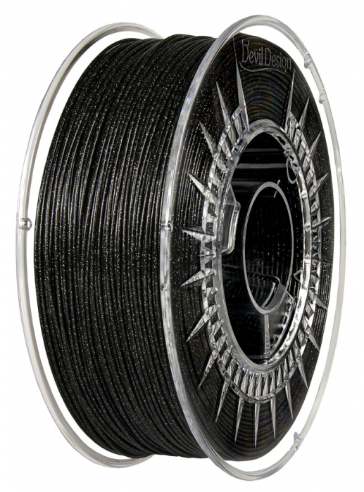 Filament PLA Negru Stralucitor (Galaxy Black) 1.75mm, 1kg [1]