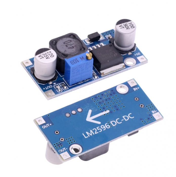 Convertor DC-DC step-down LM2596 ajustabil de la 3-40V la 1.5-33V [2]