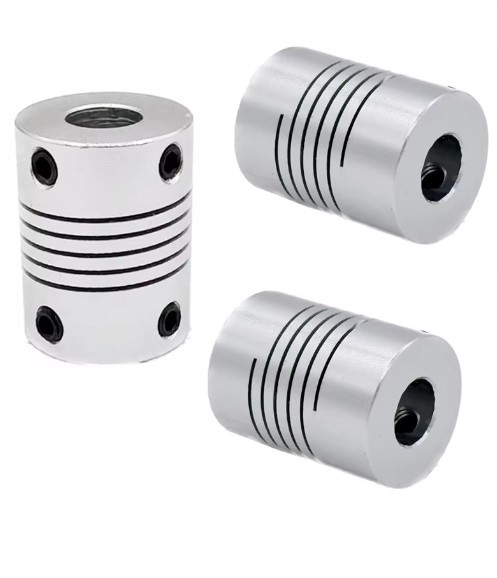 Cuplaj flexibil / elastic 5*8mm argintiu [3]