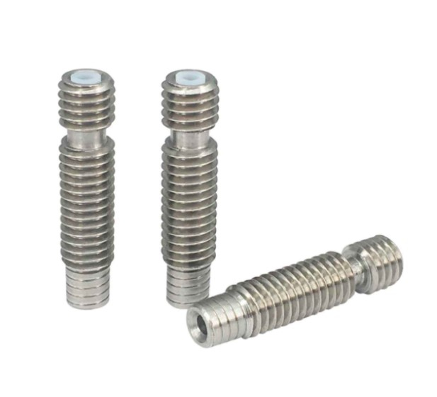 Tub filetat M6x26 (bloc transfer termic pt. cap printare V6) cu teflon la interior 26 mm [1]