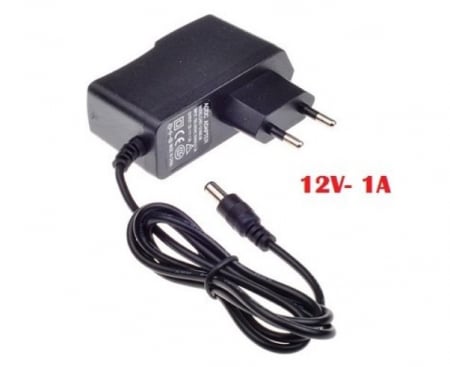 Surse de Alimentare - Alimentator cu stecher 12V 1A / Adaptor AC-DC 220-12V