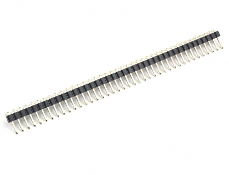 Module electronice, mecanice, IoT si mecatronice - Bareta 40 pini tata 2.54 mm in unghi de 90 grade