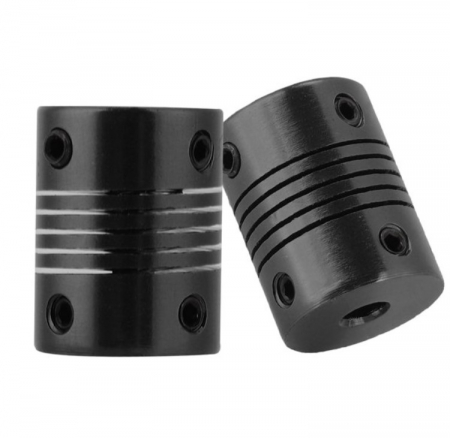 Componente si accesorii imprimante 3D - Cuplaj flexibil / elastic 5*8mm negru
